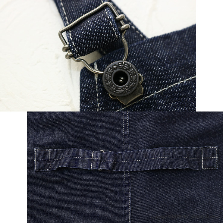 ジョンブル JOHNBULL デニムチューブサロペット AP370/JL251P35 オーバーオール ゆったり 無地 ロング丈 日本製 レディース 2025春夏 | Johnbull | 09