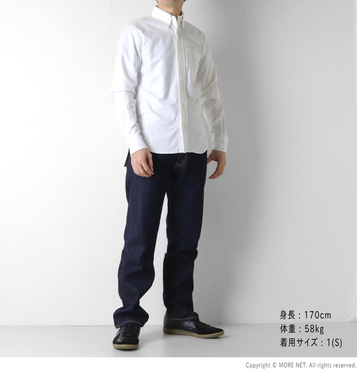 マニュアルアルファベット Manual Alphabet スーピマオックスボタンダウンシャツ BASIC-ST-001 メンズ 日本製 長袖 Suitable Fit 2026秋冬 | MANUAL ALPHABET | 16