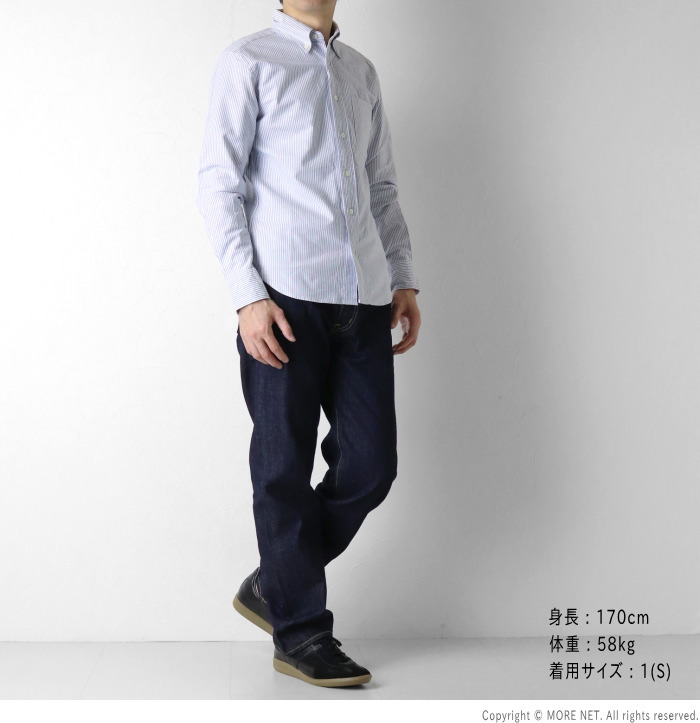 マニュアルアルファベット Manual Alphabet スーピマオックスボタンダウンシャツ BASIC-ST-001 メンズ 日本製 長袖 Suitable Fit 2026秋冬 | MANUAL ALPHABET | 15