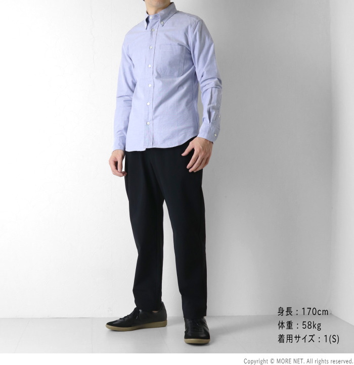マニュアルアルファベット Manual Alphabet スーピマオックスボタンダウンシャツ BASIC-ST-001 メンズ 日本製 長袖 Suitable Fit 2026秋冬 | MANUAL ALPHABET | 14