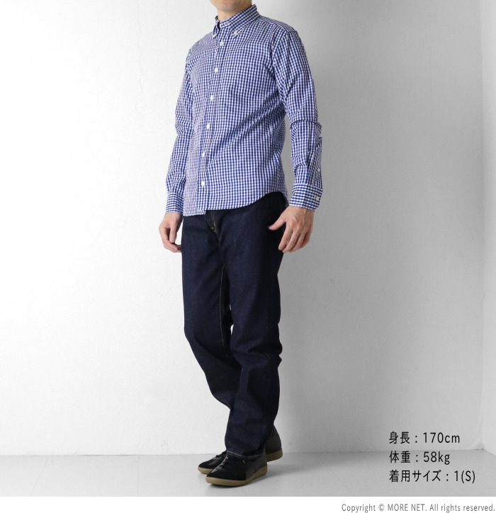 マニュアルアルファベット Manual Alphabet ギンガムチェックボタンダウンシャツ BASIC-ST-002 メンズ 日本製 長袖 Suitable Fit 2026秋冬 | MANUAL ALPHABET | 12