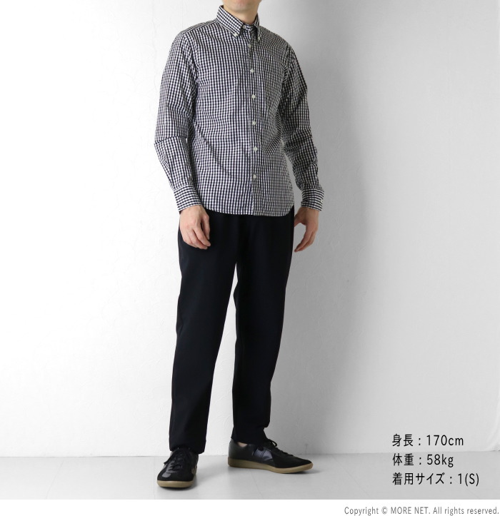 マニュアルアルファベット Manual Alphabet ギンガムチェックボタンダウンシャツ BASIC-ST-002 メンズ 日本製 長袖 Suitable Fit 2026秋冬 | MANUAL ALPHABET | 13