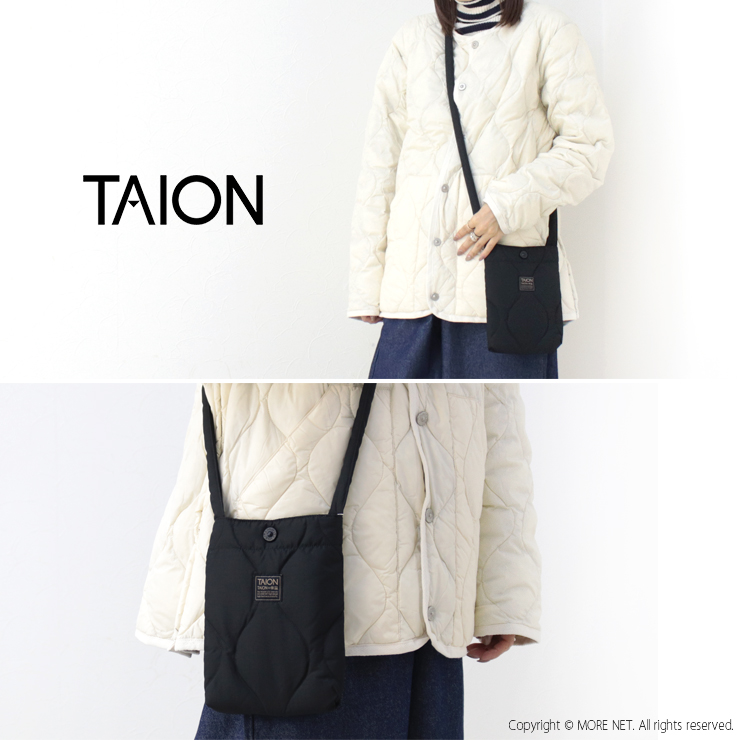 タイオン TAION ミリタリークロスボディダウンバッグS BG05ML-S スマホ ショルダー ポーチ 鞄 肩掛け キルト /メール便可 /返品・交換不可/SALE セール |  | 06