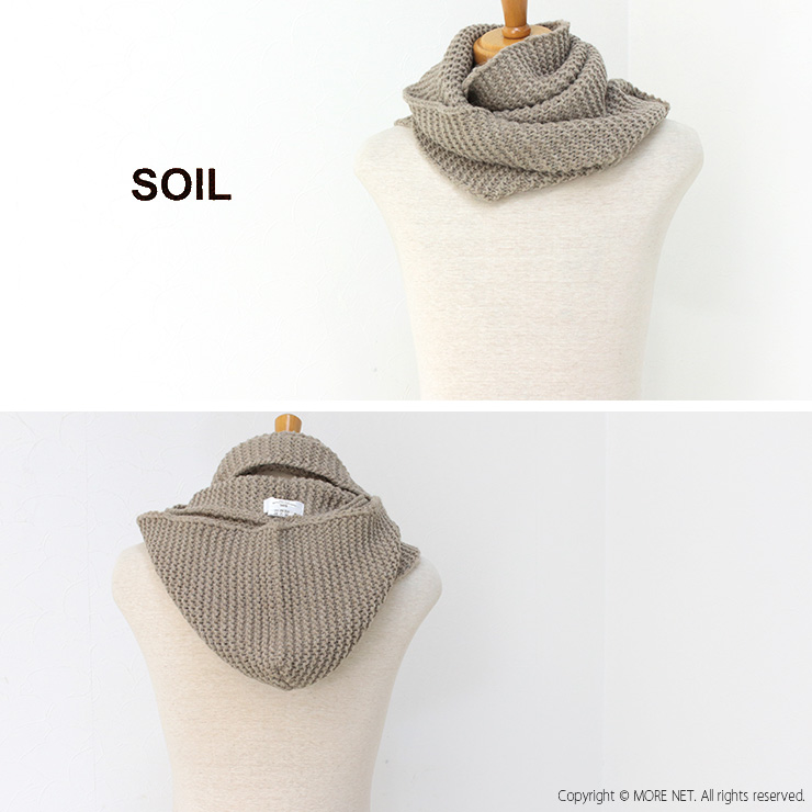 ソイル SOIL フードネックウォーマー BNSL2451 イタリア製 スヌード マフラー プレゼント 防寒 レディース | SOIL(ファッション) | 04