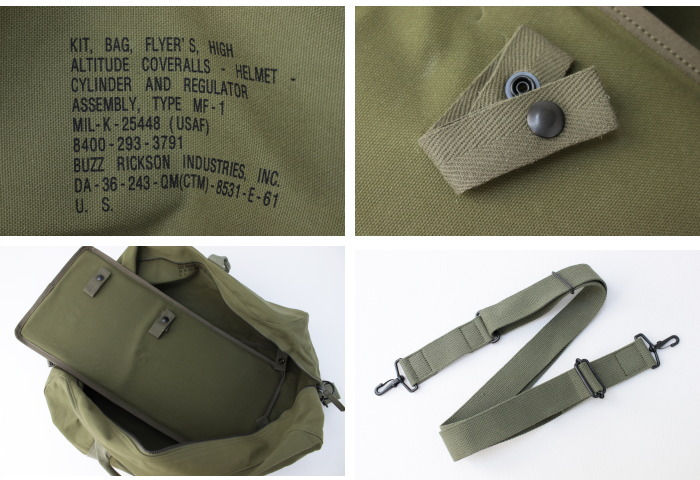 バズリクソンズ BUZZ RICKSON'S タイプMF-1 キットバッグ BR02816 メンズ 日本製 カバン ショルダー ミリタリー | BUZZ RICKSON'S | 05