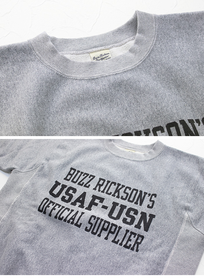 バズリクソンズ BUZZ RICKSON'S 30周年記念ヘビーウェイトスウェット BR69193 メンズ 日本製 2023秋冬｜more-net2｜05