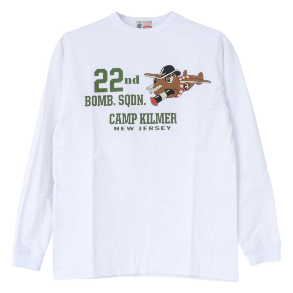 バズリクソンズ BUZZ RICKSON'S プリント長袖Tシャツ BR69509 メンズ アメリカ製 ミリタリー 陸軍航空隊 2025春夏 | BUZZ RICKSON'S | 01