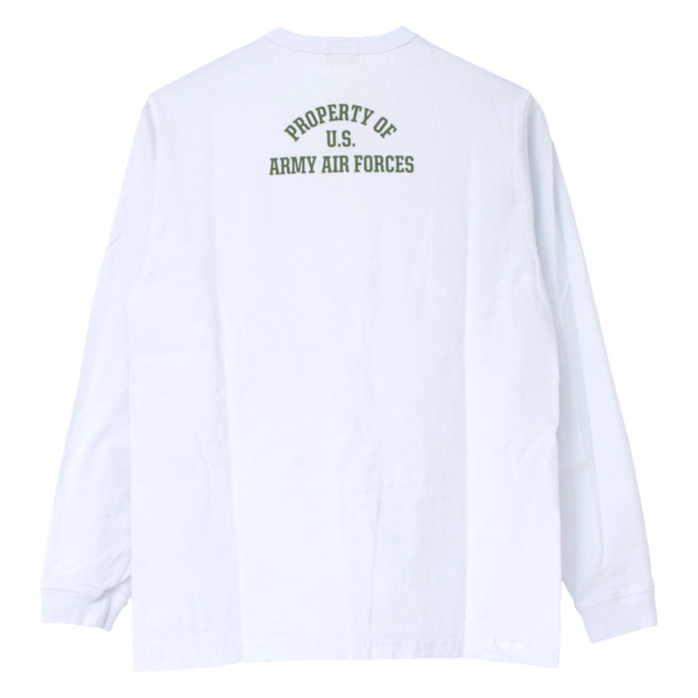 バズリクソンズ BUZZ RICKSON'S プリント長袖Tシャツ BR69509 メンズ アメリカ製 ミリタリー 陸軍航空隊 2025春夏 | BUZZ RICKSON'S | 08