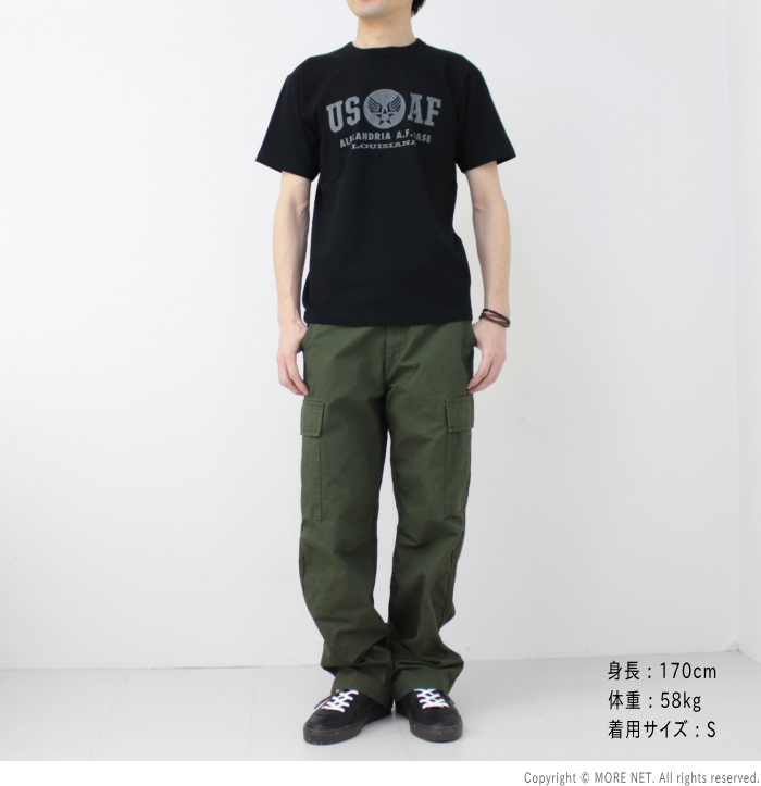 バズリクソンズ BUZZ RICKSON'S ガヴァメントイシューTシャツ BR79397 メンズ 日本製 U.S.AIR FORCE 半袖 2024春夏｜more-net2｜11