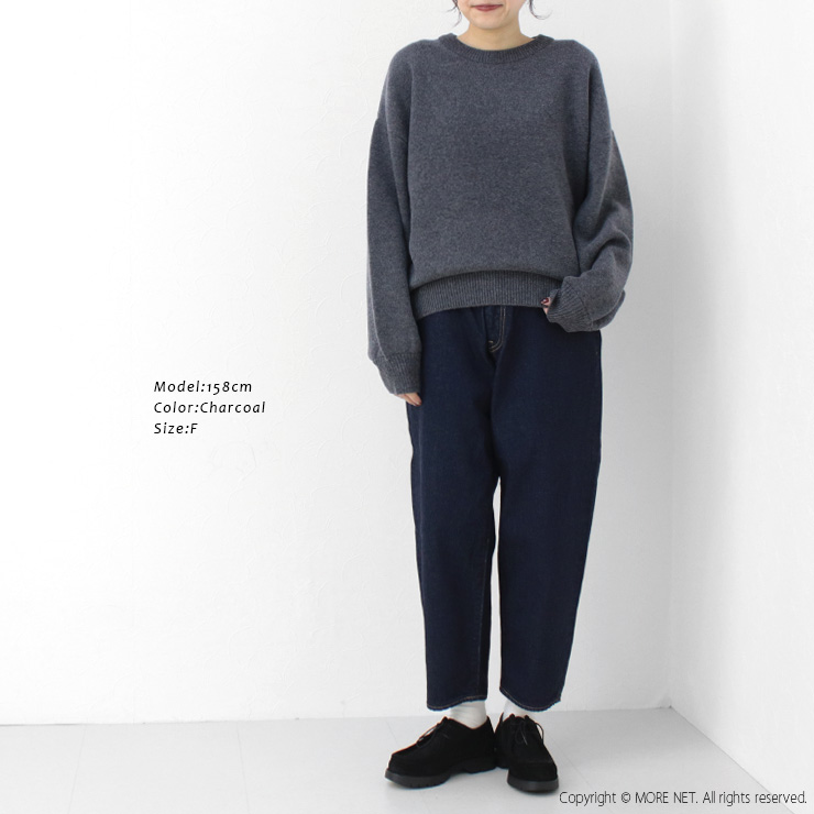 SALE セール/コメンスメント Commencement クルーワイドセーター/Crew Wide Sweater C-274 トップス ニット 無地 日本製 レディース /返品・交換不可 | COMMENCEMENT | 06