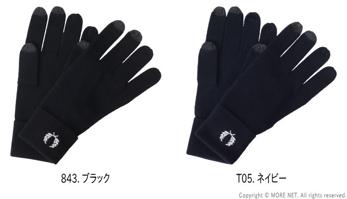 新品未使用】FRED PERRY ウール グローブ S77 ・Lサイズ 楽天市場