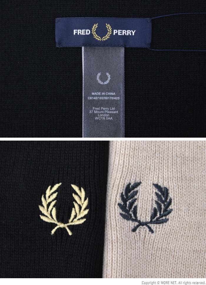 フレッドペリー FRED PERRY クラシックメリノウールスカーフ C8140 メンズ レディース コットン マフラー /返品・交換不可/SALE セール | FRED PERRY | 06
