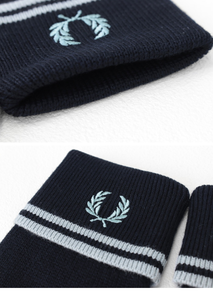 フレッドペリー FRED PERRY ティップラインメリノウールグローブ C9151 メンズ 手袋 スマホ操作 ニット/返品・交換不可/SALE セール | FRED PERRY | 05
