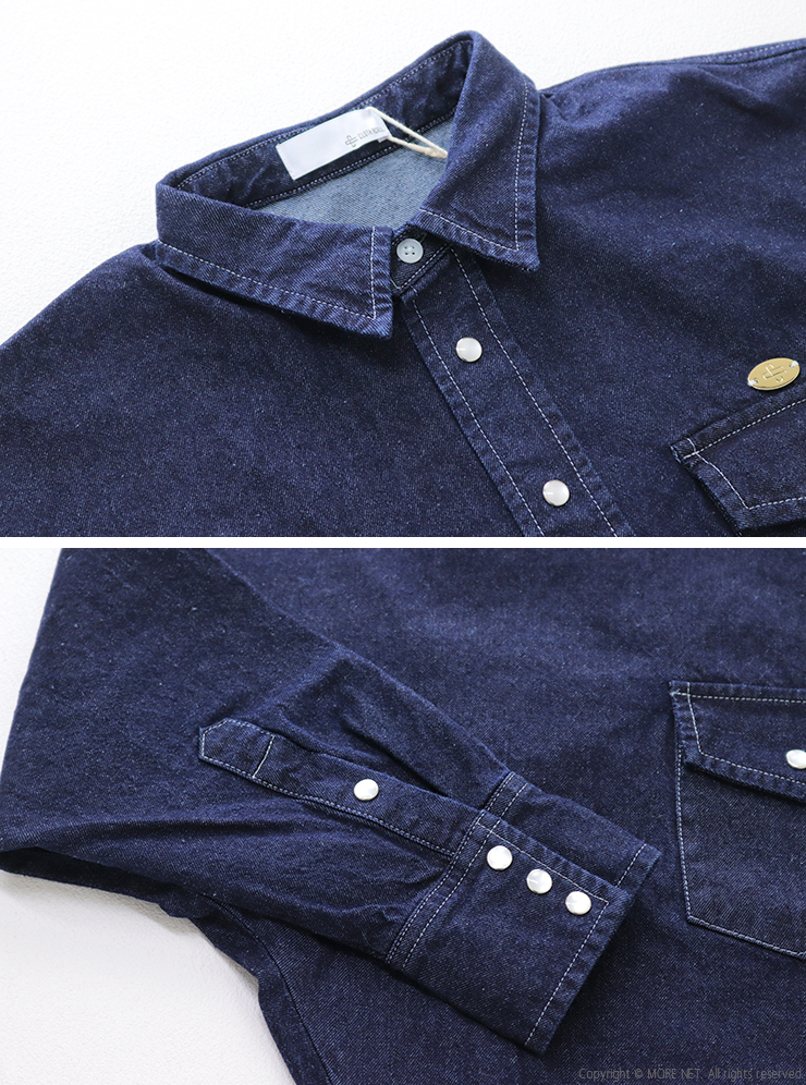 クロスアクロス CLOTH ACROSS ドルマンスリーブウエスタンシャツ 