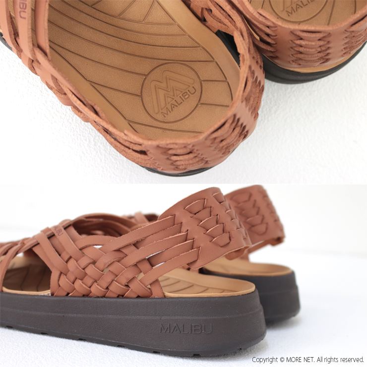 MALIBU ブラウン スポーツサンダル MALIBU SANDALS マリブサンダルズ ワラチサンダル CANYON