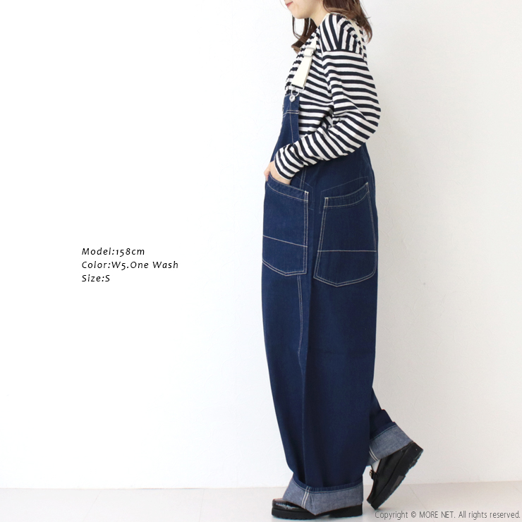 Cafetty（カフェッティ） Cafetty 10ozデニムワークサロペット CF-0593