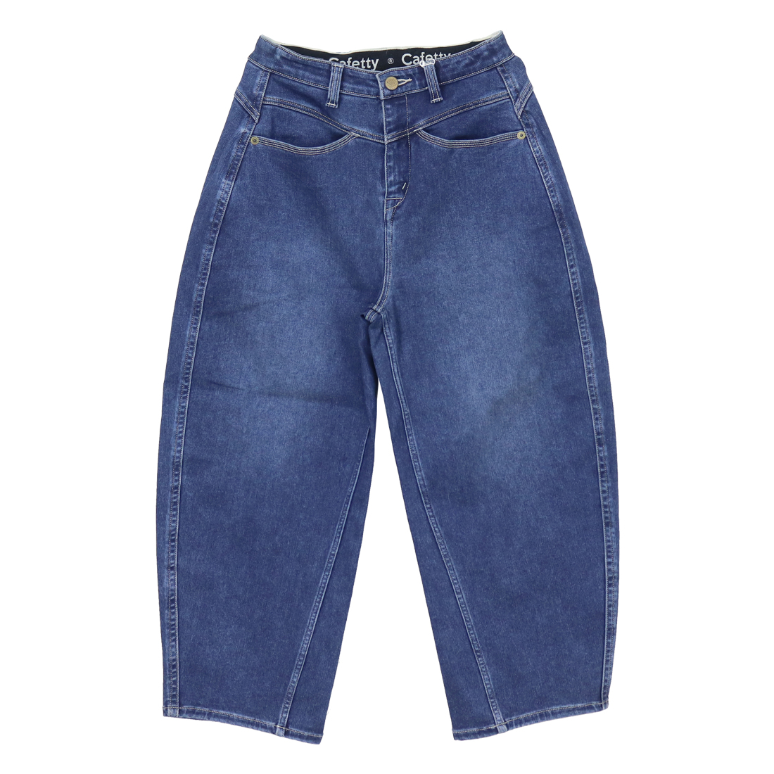 Cafetty（カフェッティ） 裏起毛ストレッチデニム ウォームコクーン