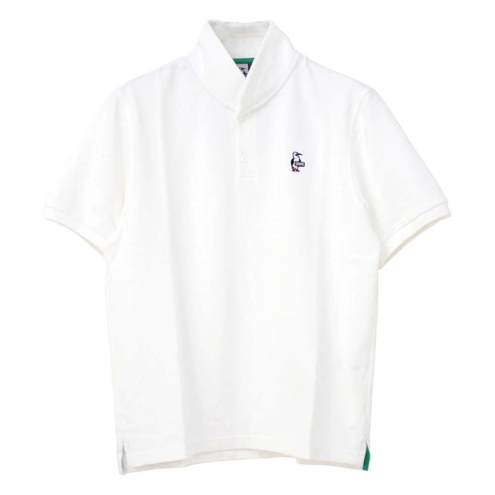 チャムス CHUMS ブービーショールポロシャツ CH02-1191 メンズ 半袖 ワンポイント刺繍...