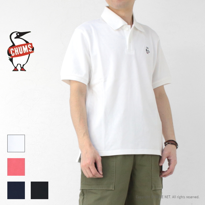 チャムス CHUMS ブービーショールポロシャツ CH02-1239 メンズ 半袖 ワンポイント刺繍 カラー 2025春夏 | CHUMS | 01