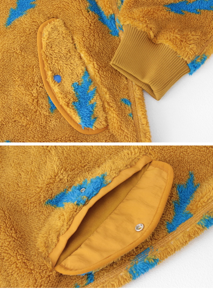 チャムス CHUMS かせきさいだぁコラボ ボンディングフリーススウィングトップ CH04-1461 メンズ ブルゾンジャケット 防風 2025秋冬 | CHUMS | 05