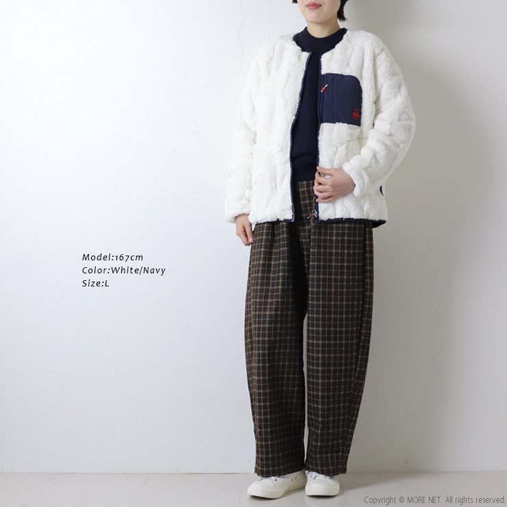 チャムス CHUMS ブービーエルモリバーシブルジャケット CH14-1478 ブルゾン ワンポイント レディース CHUMS（チャムス） ブービーエルモリバーシブルジャケット CH14-1478