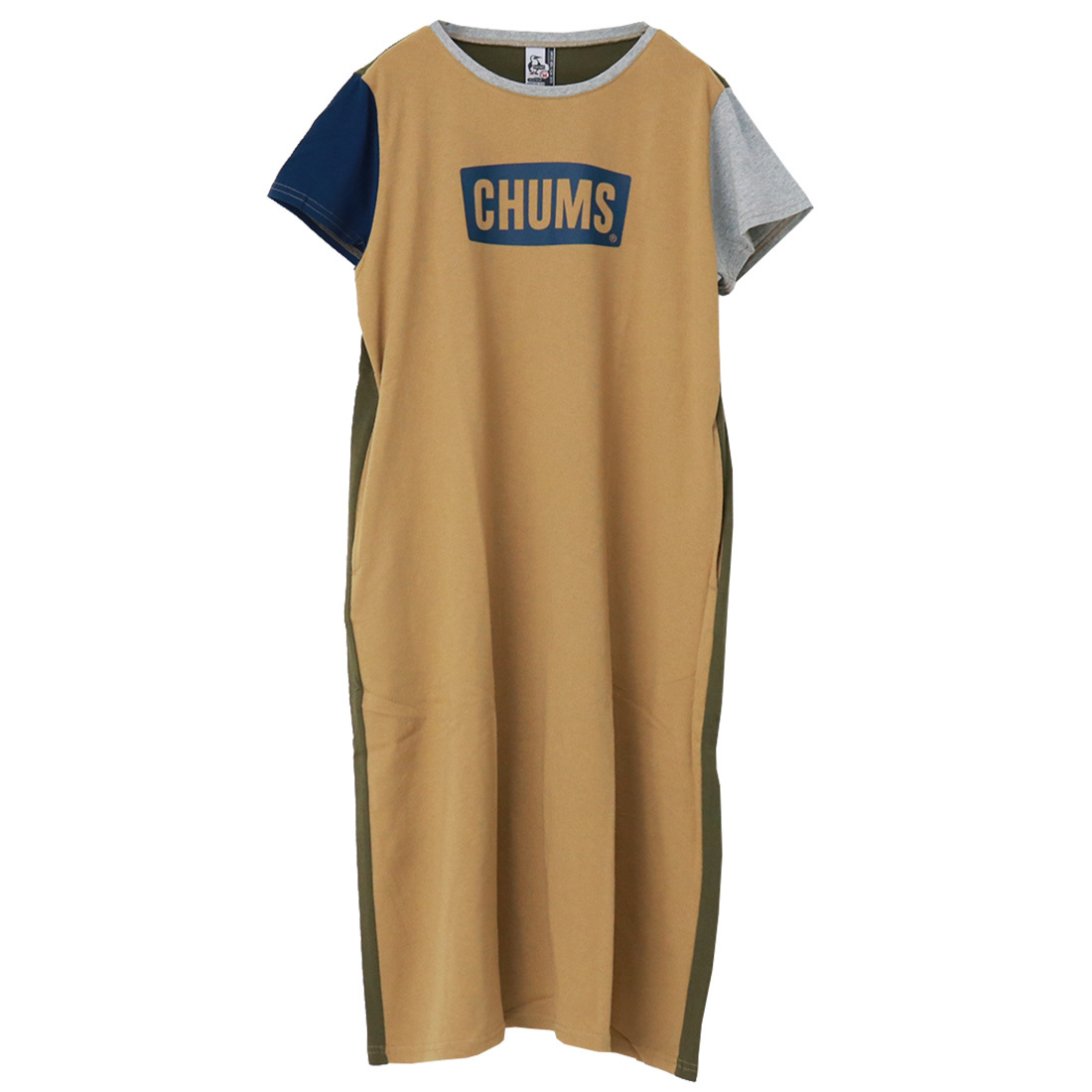 チャムス Chums チャムスロゴドレス Ch18 1168 21春夏 ワンピース Tシャツ ロング丈 リラックスウェア レディース Ch18 1168 モアネット Casual Select 通販 Yahoo ショッピング