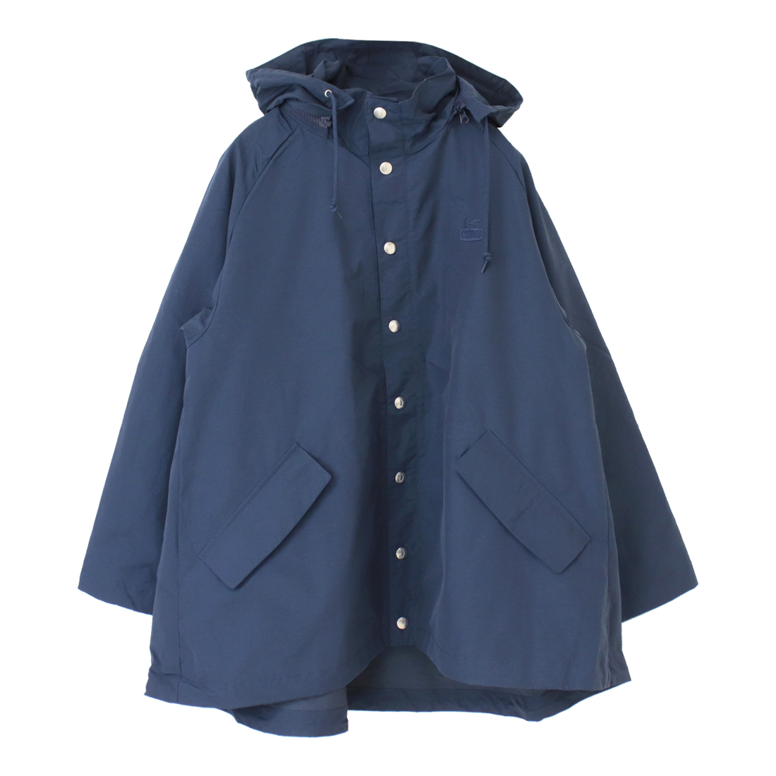 チャムス CHUMS Aラインマウンテンパーカー CH18-1357 ジャケット スタンドカラー ロゴ アウター ポンチョ 羽織 レディース CHUMS（チャムス） CHUMS Aラインマウンテンパーカー CH18-1357