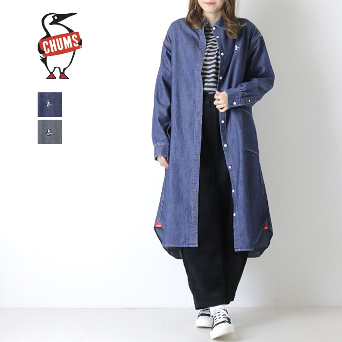 CHUMS（チャムス） デニムシャツワンピース/Denim Shirt One-Piece
