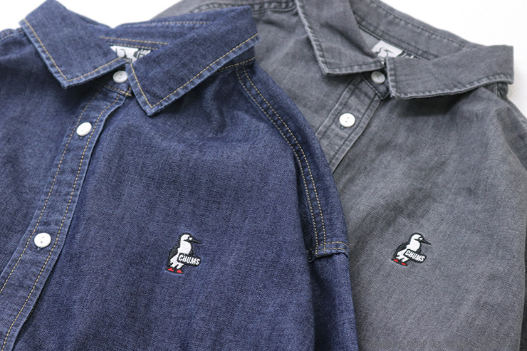 CHUMS（チャムス） デニムシャツワンピース/Denim Shirt One-Piece