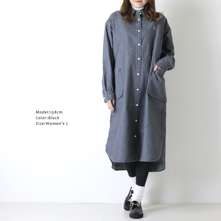 CHUMS（チャムス） デニムシャツワンピース/Denim Shirt One-Piece