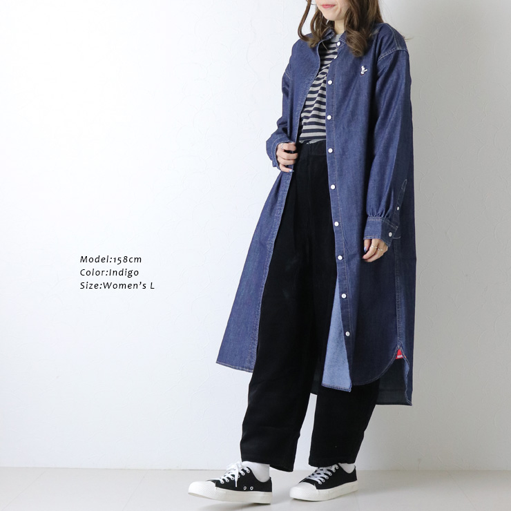 CHUMS（チャムス） デニムシャツワンピース/Denim Shirt One-Piece