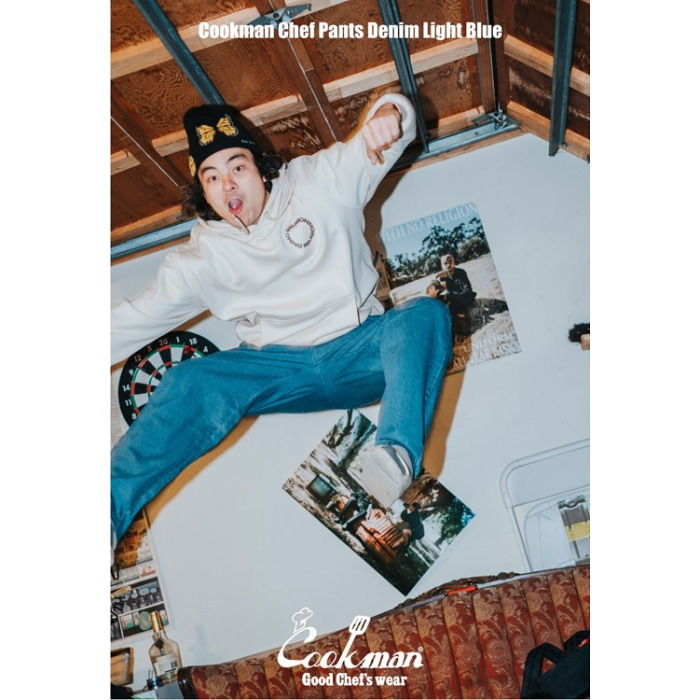 クックマン COOKMAN ヒッコリー デニム シェフパンツ CHEF PANTS メンズ レディース ジーンズ | COOKMAN | 06