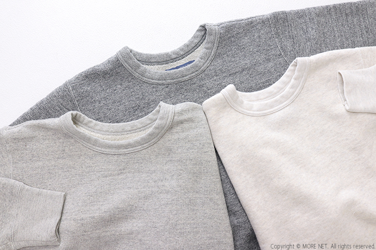 DANA FANEUIL（ダナファヌル） Dana Faneuil 3飛びガーゼ裏毛クルー