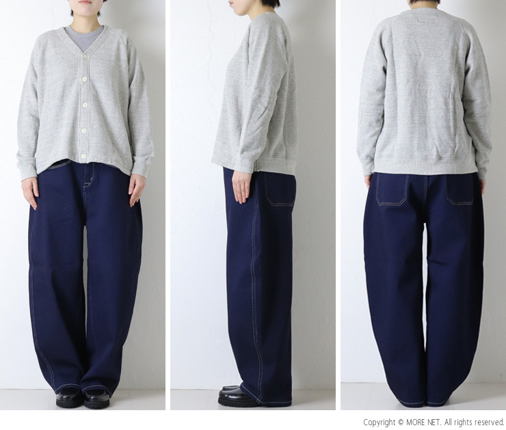 ダナファヌル Dana Faneuil 3飛びガーゼ裏毛カーディガン D-5125438 羽織 スウェット 日本製 レディース DANA FANEUIL（ダナファヌル） Dana Faneuil 3飛びガーゼ裏毛