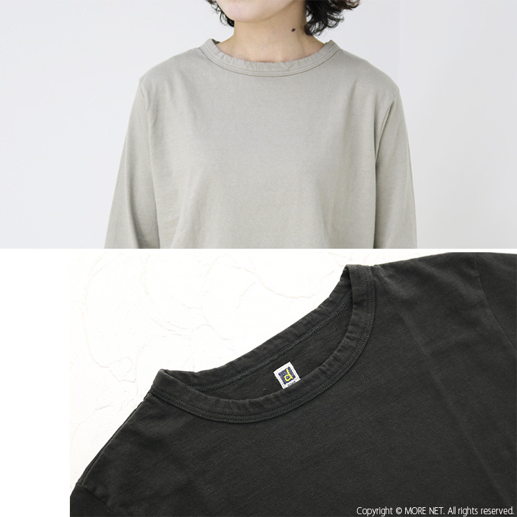 ダナファヌル Dana Faneuil ムラ糸天竺セットイン7分袖Tシャツ D-5721301 無地 ワイド 日本製 レディース 2025春夏 | DANA FANEUIL | 22