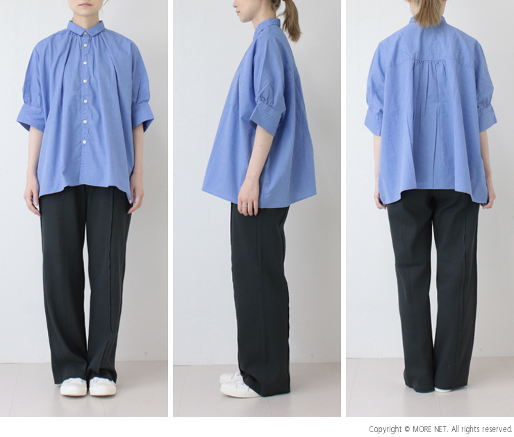 ダナファヌル Dana Faneuil アメリカンコットンブロードクロス5分袖