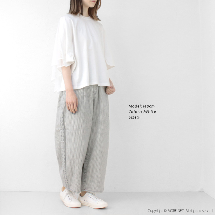 アントゲージ Antgauge モモンガメッシュTシャツ D1204 5分袖 半袖 ロゴプリント ワンポイント ワイド トップス レディース 2025春夏 | ANTGAUGE | 03