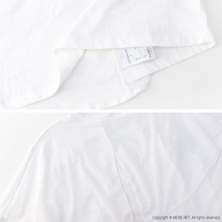 アントゲージ Antgauge モモンガメッシュTシャツ D1204 5分袖 半袖 ロゴプリント ワンポイント ワイド トップス レディース 2025春夏 | ANTGAUGE | 07