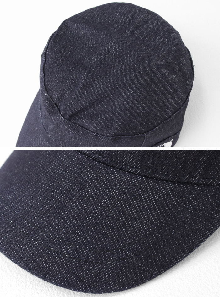 ステュディオ・ダルチザン STUDIO D'ARTISAN デニムワークキャップ D7222 メンズ レディース ワンポイント刺繍 | STUDIO D'ARTISAN | 04