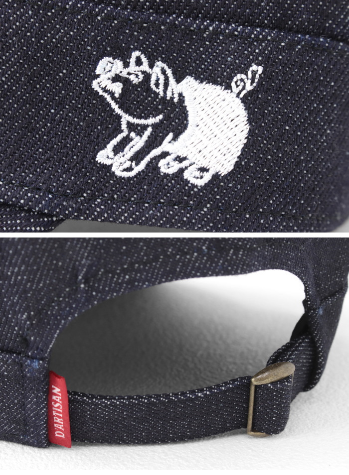 ステュディオ・ダルチザン STUDIO D'ARTISAN デニムワークキャップ D7222 メンズ レディース ワンポイント刺繍 | STUDIO D'ARTISAN | 05