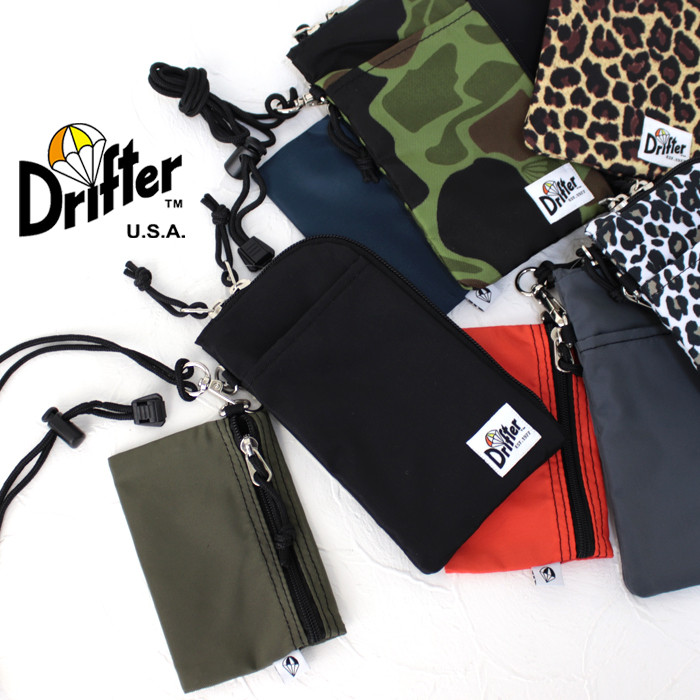 ドリフター Drifter ミニマルダブルポーチ MINIMAL W POUCH DFV1100 2024春夏 ショルダー スマホ 肩掛け レディース  メンズ/メール便可