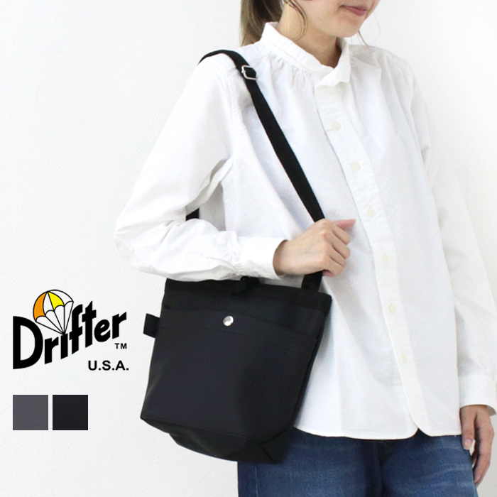 ドリフター Drifter エコレザー ジップトップショルダー ZIP TOP SHOULDER DFV5710 レディース バッグ 鞄 2024秋冬