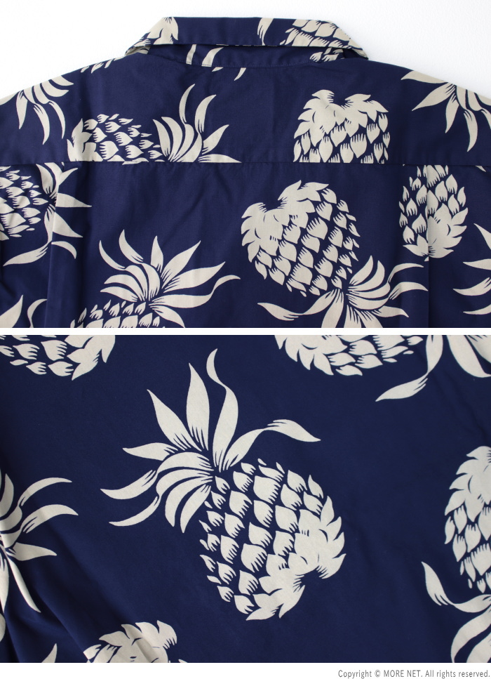 サンサーフ SUN SURF デュークカハナモク DUKE KAHANAMOKU コットンハワイアンシャツ DK37811 DUKE'S PINEAPPLE メンズ 日本製 アロハシャツ 半袖 2025春夏 | SUN SURF | 07