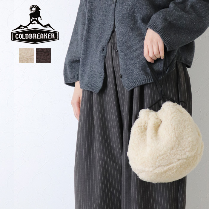 コールドブレイカー COLDBREAKER ドローストリングバッグ/Drawstring Bag DRAW-B ボア 巾着 ハンドバッグ 肩掛け レディース コールドブレイカー COLDBREAKER ドローストリングバッグ/Drawstring