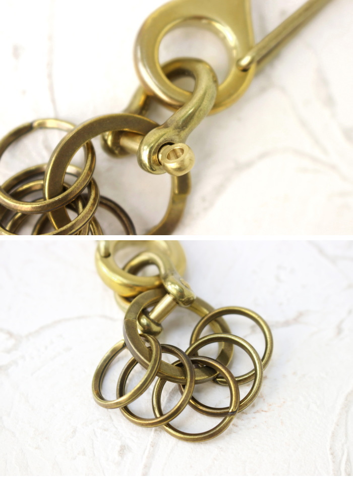 エスペラント esperanto カラビナキーホルダー EM-829K メンズ レディース 日本製 真鍮/メール便可 | Esperanto | 04