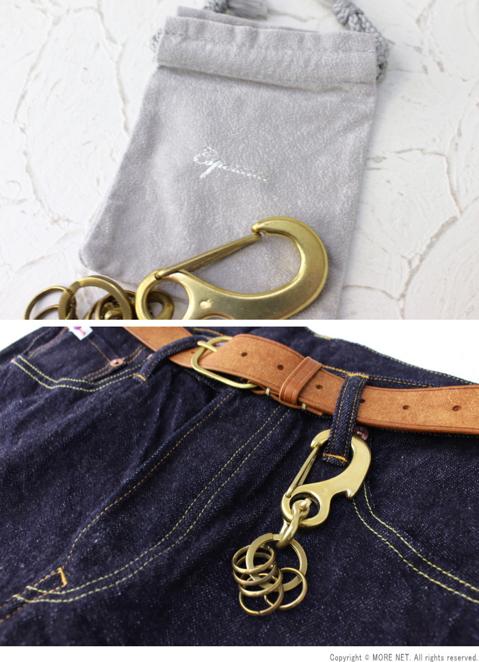 エスペラント esperanto カラビナキーホルダー EM-829K メンズ レディース 日本製 真鍮/メール便可 | Esperanto | 05