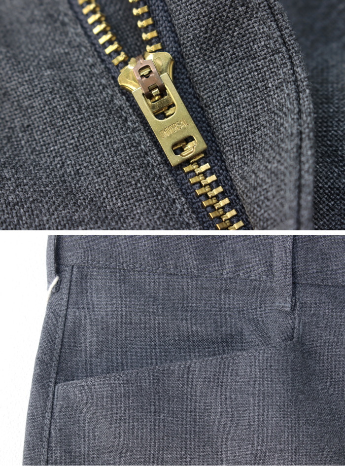 FOBファクトリー FOB FACTORY スタプレワイドトラウザーズ F0538 メンズ 日本製 パンツ 2025春夏 | FOB FACTORY | 04