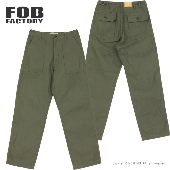 FOB�t�@�N�g���[ FOB FACTORY �x�C�J�[�p���c �^�C�v2 F0540 �����Y ���{�� �~���^���[ �o�b�N�T�e�� ���[�N 2026�t��