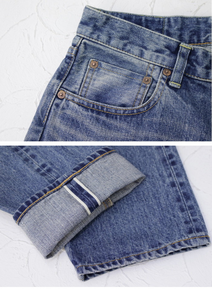 FOBファクトリー FOB FACTORY セルヴィッチ66デニムパンツ F160 メンズ 日本製 5P ジーンズ | FOB FACTORY | 04