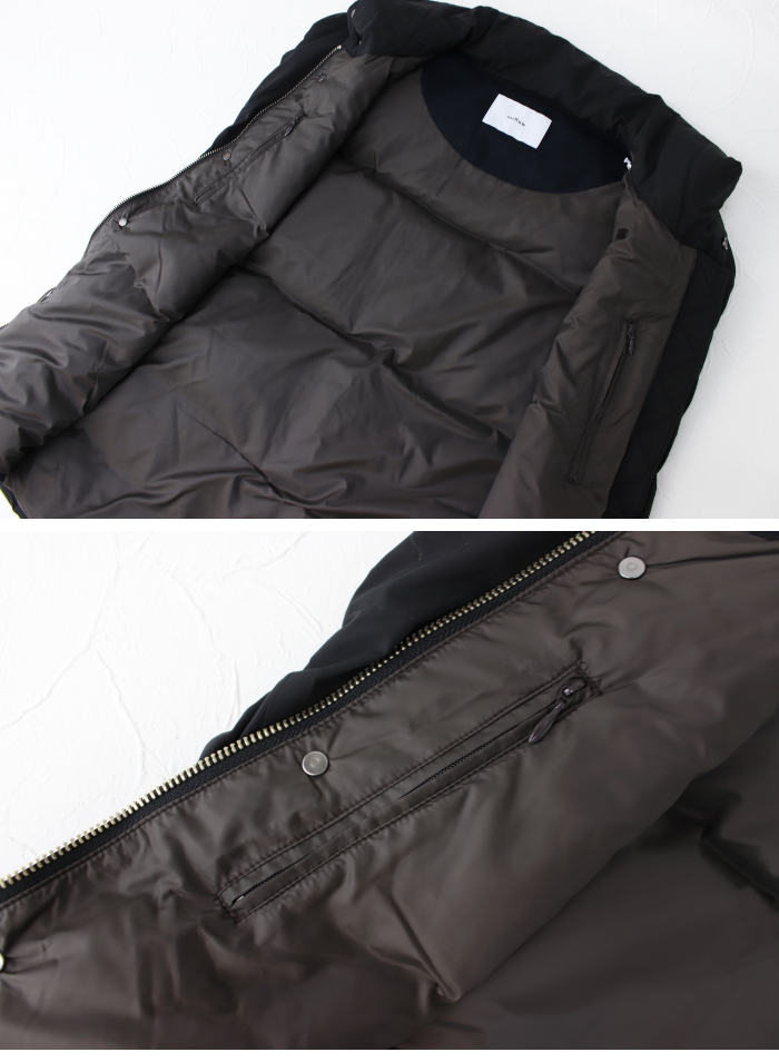 miffew（ミフュー） スタンドカラーダウンベスト FEW23WJK5112 メンズ